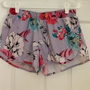 Floral Dolphin Running Shorts